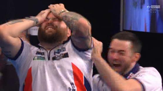 England wins the World Cup of Darts.
