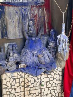 Voodoo altar in Ouidah, Benin.