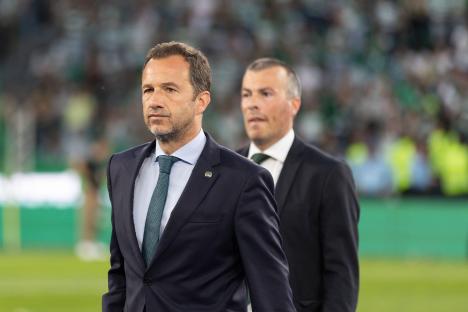 Sporting president Frederico Varandas at a football match.