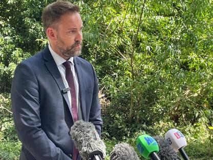 West Midlands Police Detective Superintendent Jim Munro at a press conference.