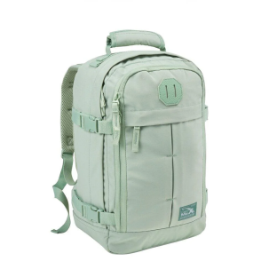 Light green backpack.