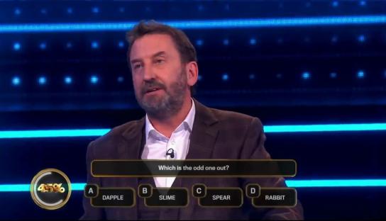 Contestant on game show considering