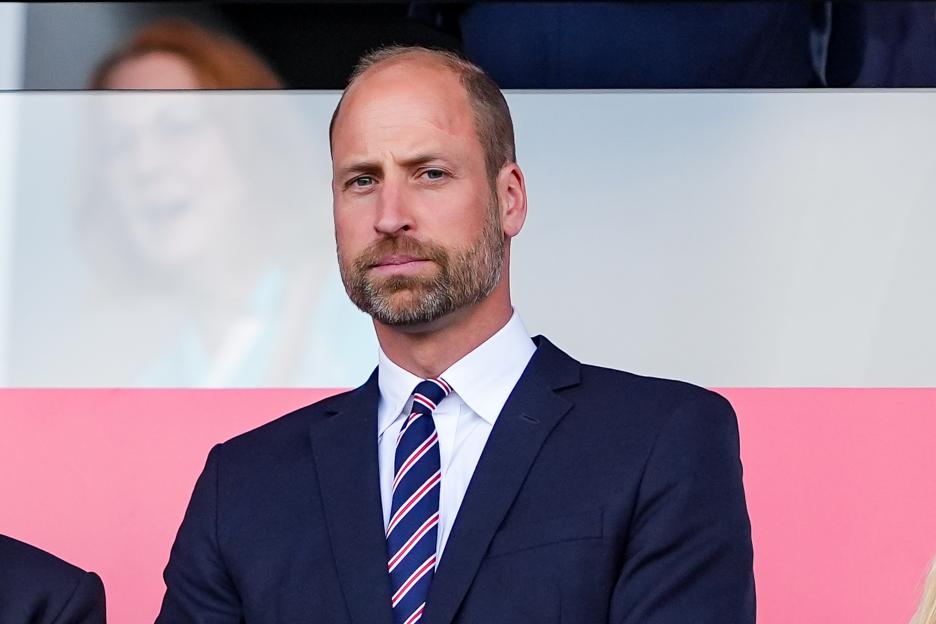 Prince William at a UEFA Women's EURO 2025 match.