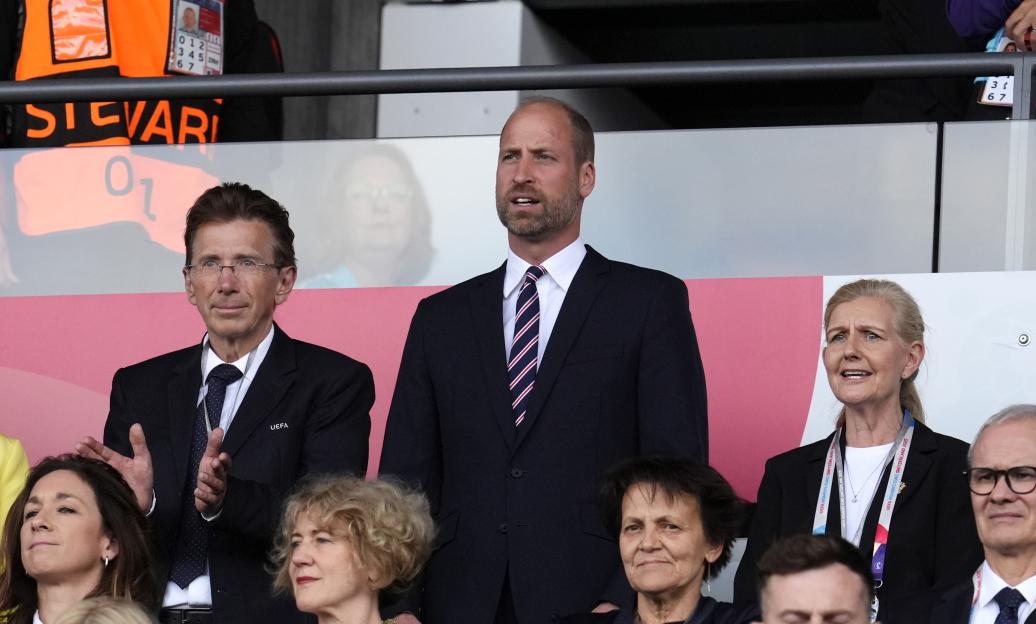 Prince William at a UEFA Women's Euro 2025 match.