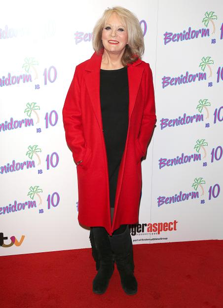Sherrie Hewson at a Benidorm screening.