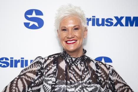 Anne Burrell at SiriusXM Studios.