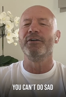 Screenshot of a man saying,