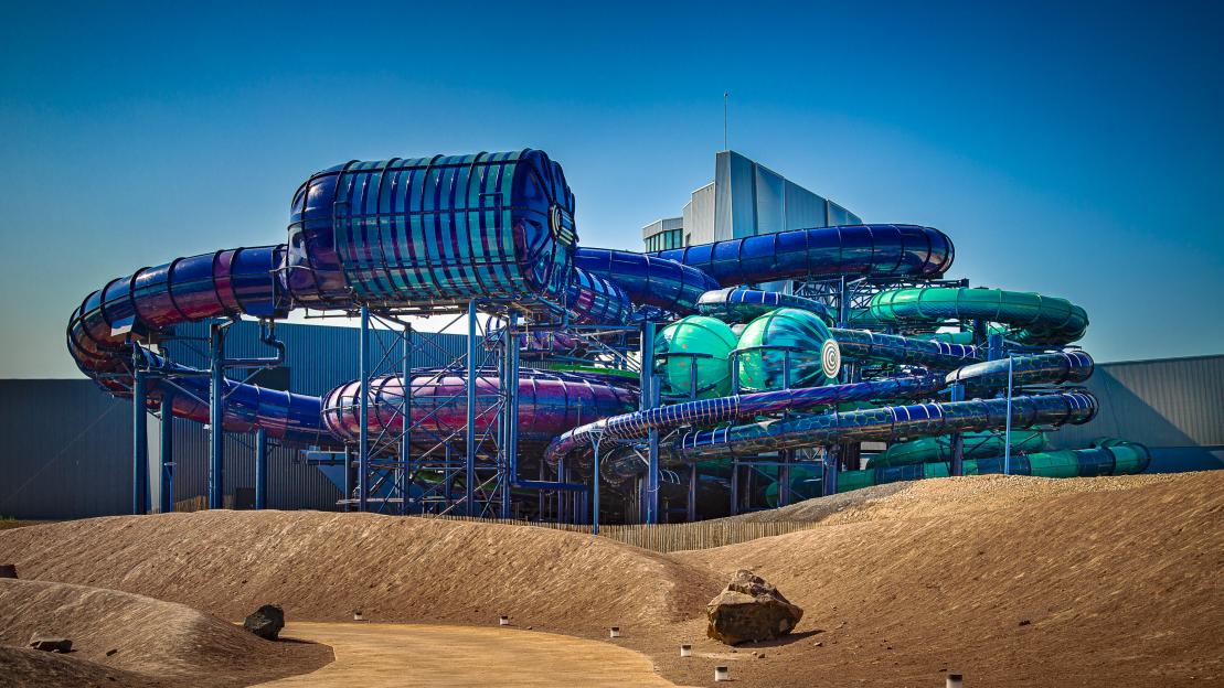 Aquascope water park water slides.