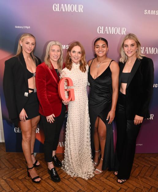 Five women at the Glamour Women of the Year Awards.