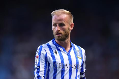 Barry Bannan of Sheffield Wednesday in a soccer game.