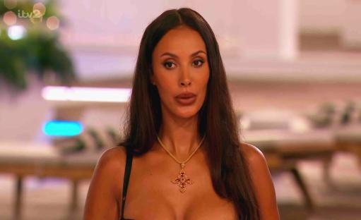 Maya Jama on Love Island.