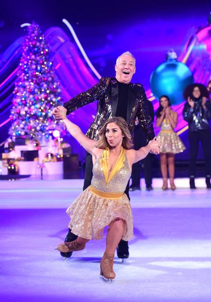 Ice skaters Alex Murphy and Michael Barrymore at the Dancing on Ice 2020 launch.