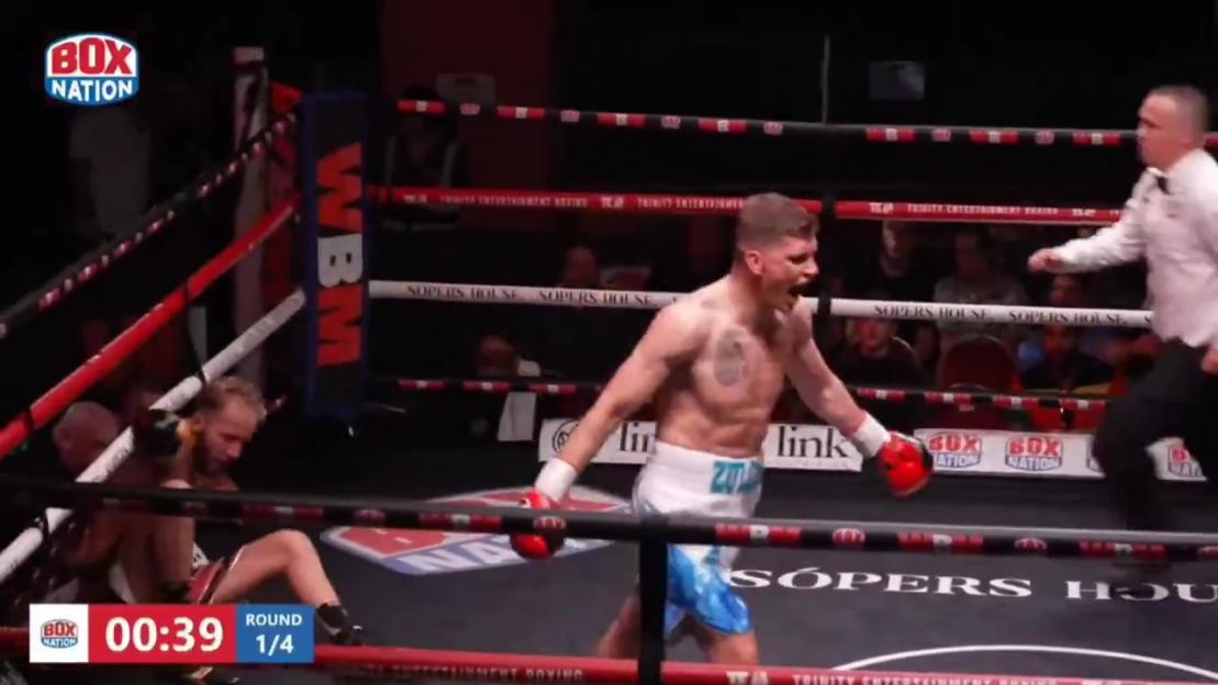 Kristaps Zulgis knocks out Walter Fury in round 1.