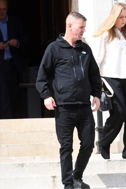 Christopher West outside Cardiff Crown Court.