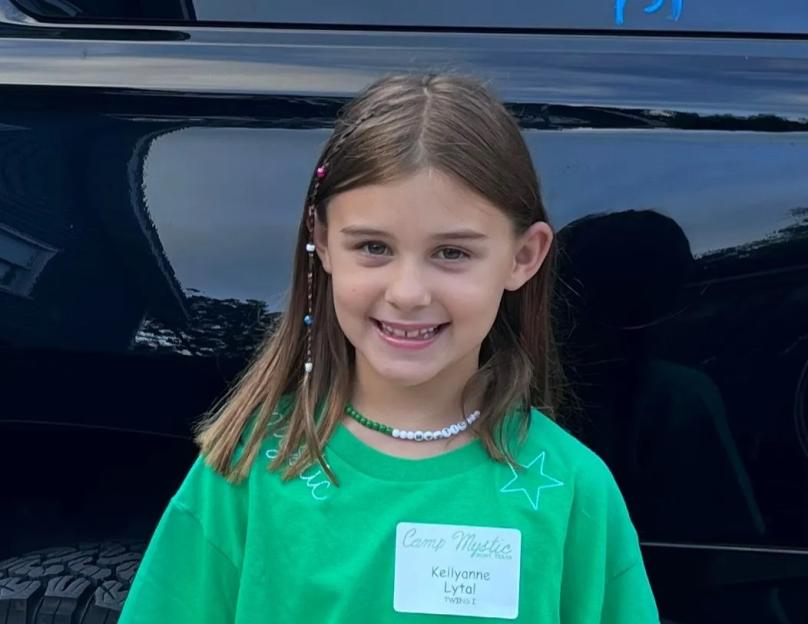 Photo of Kellyanne Lytal, a child from Camp Mystic, Texas.
