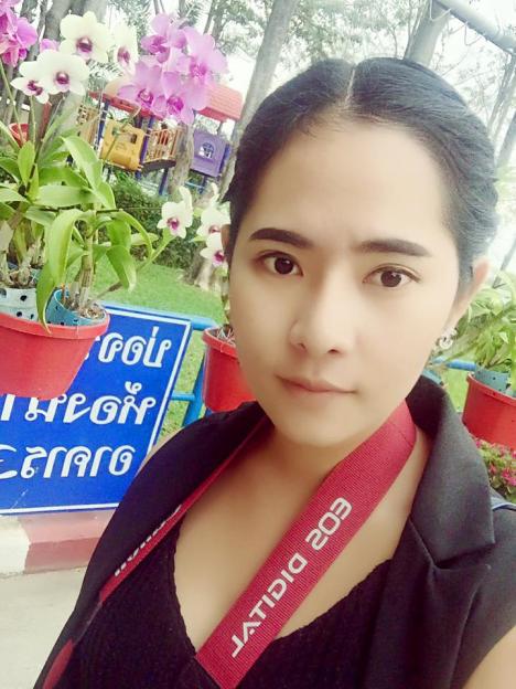 Self-portrait of Wirawan Emsawat, a Thai woman involved in a sex scandal.