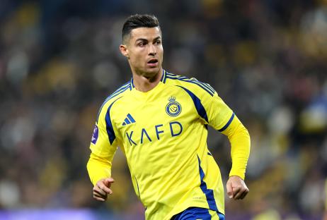Cristiano Ronaldo in Al Nassr uniform.