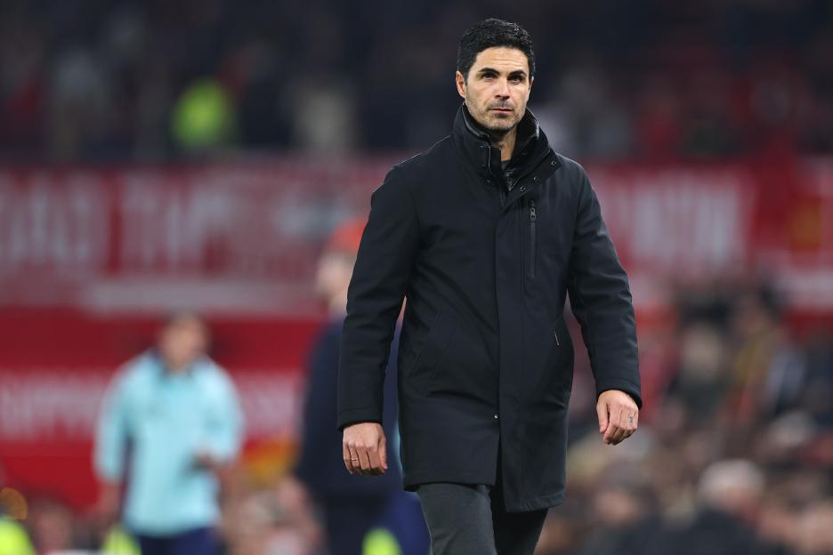 Mikel Arteta, Arsenal's manager, looking dejected after a match.