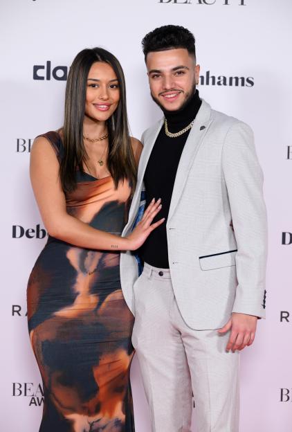 Jasmine Orr and Junior Andre at the Beauty Awards.