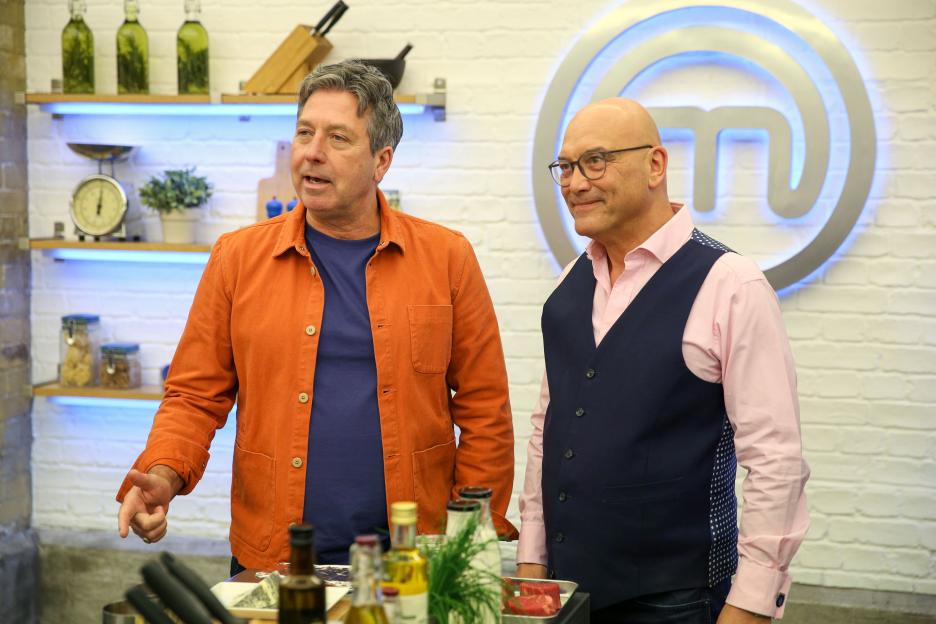 John Torode and Gregg Wallace, judges on Celebrity MasterChef.