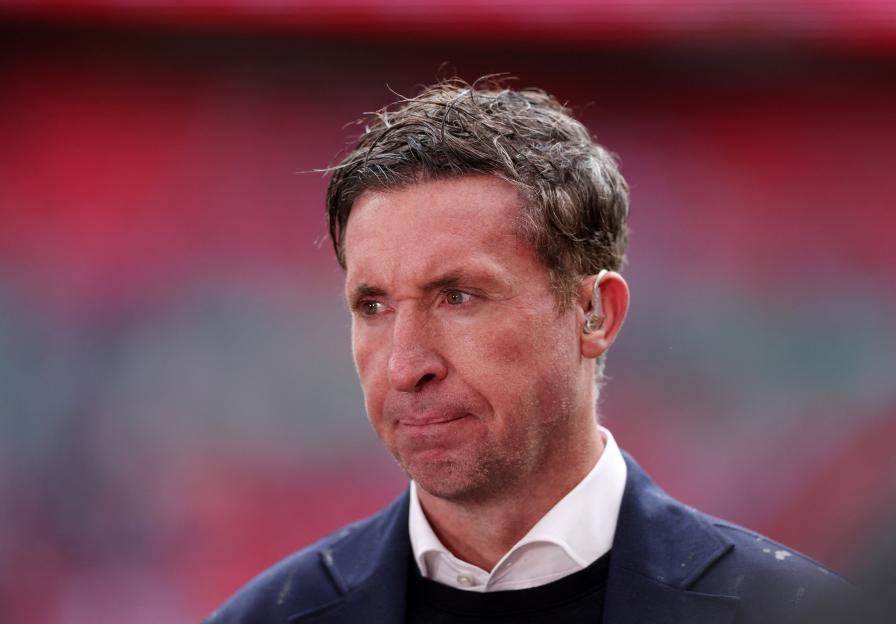 Robbie Fowler at a soccer match.