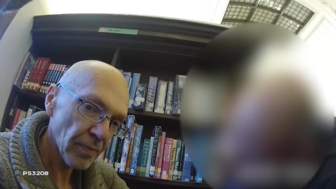 Screengrab of Roy Barclay's arrest.