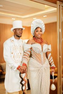 Love at First Sight! Enjoy Edisemi and Osaze&#8217;s Edo-Ijaw Traditional Wedding 58