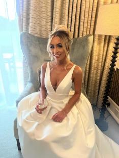 Ella Morgan in her wedding dress from Married at First Sight.