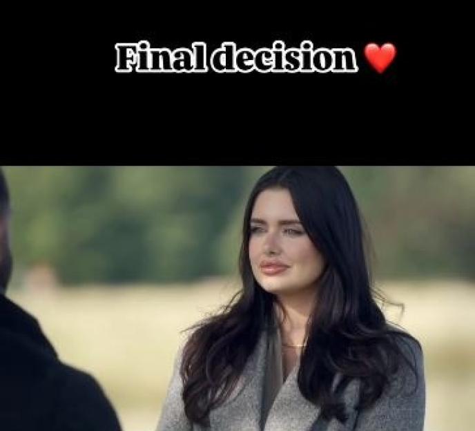 Screenshot of Sadie Bass and Danny Andrews making a final decision.