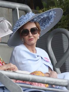 J.K. Rowling at Royal Ascot.