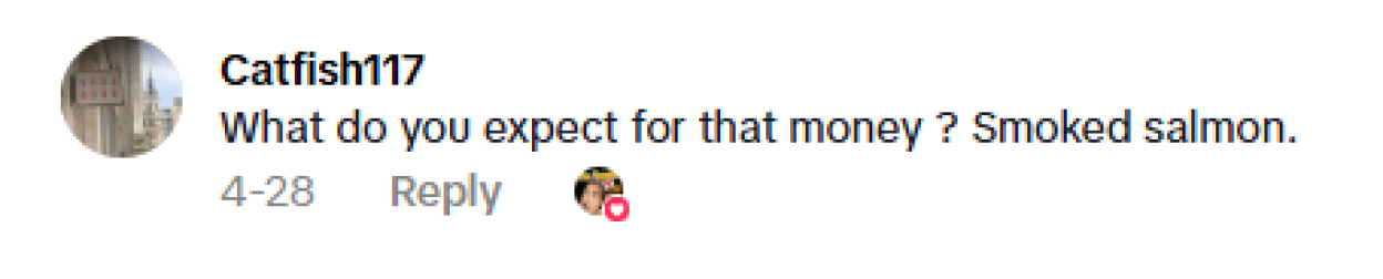 Screenshot of a Twitter comment: