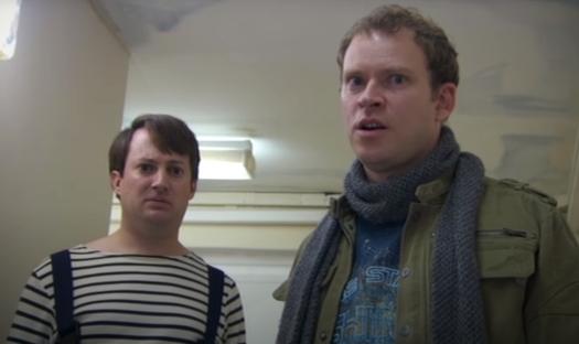 Mark Corrigan and Jeremy Usborne from Peep Show.