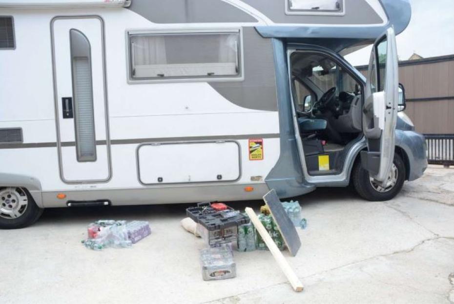 Motorhome with confiscated ketamine.