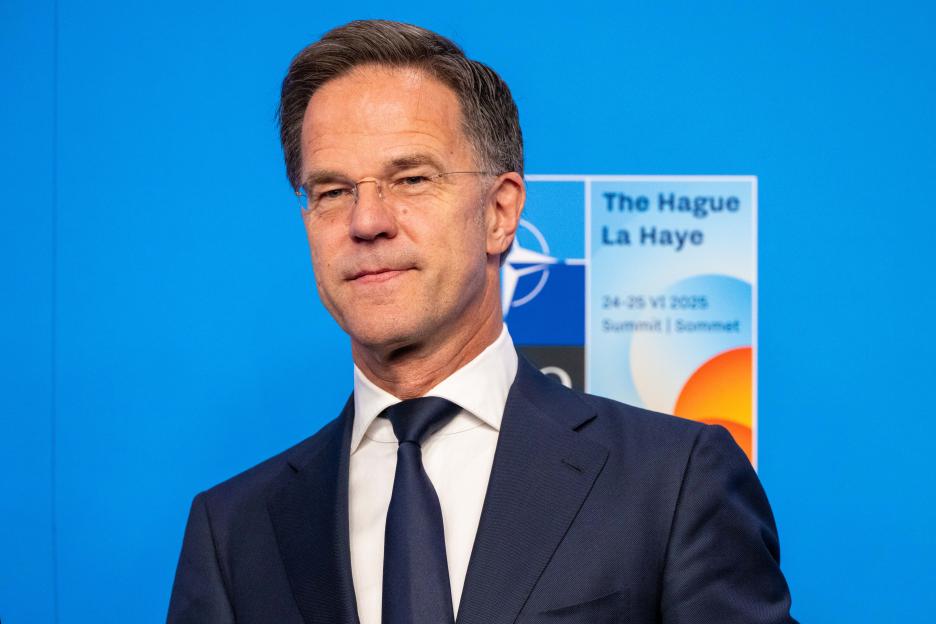 Mark Rutte at the 2025 NATO Summit in The Hague.