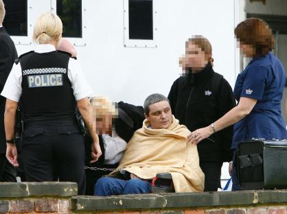 Ian Huntley being interviewed by police in 2002.