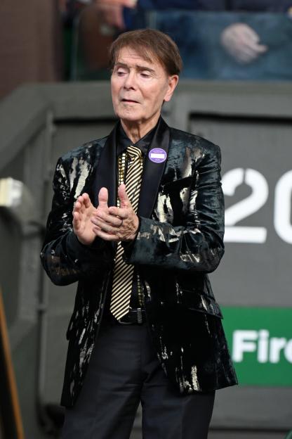Sir Cliff Richard at Wimbledon.