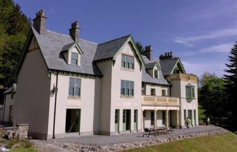 Charlotte Church's Rhydoldog House, a large country mansion being renovated into a health and wellbeing retreat.