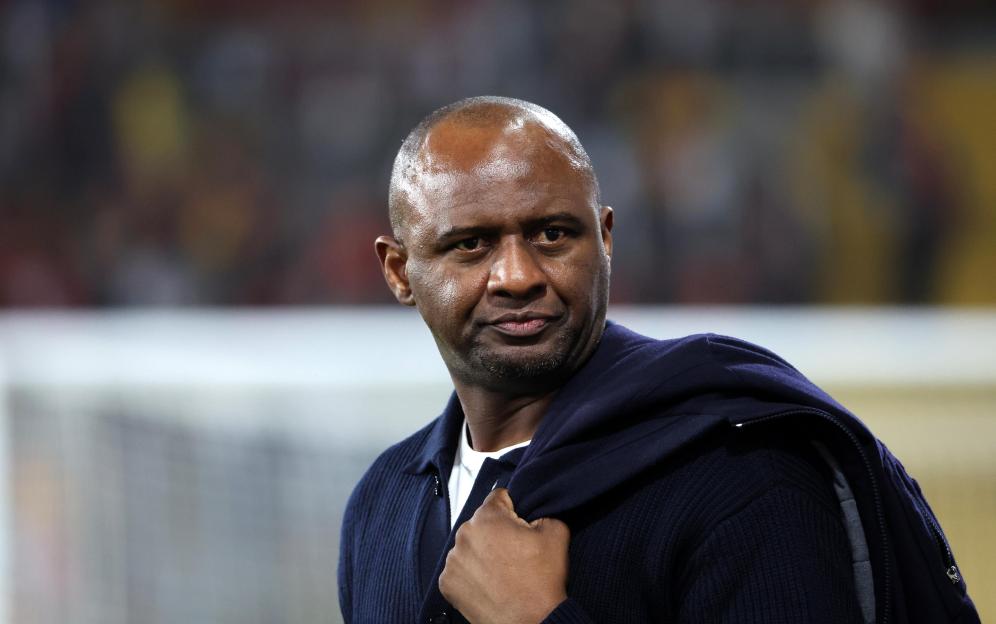 Patrick Vieira at a soccer match.