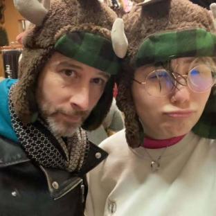 Chesney Hawkes with his daughter.