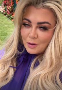 Gemma Collins showing off her weight loss.