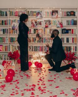 Tunde Proposed to Chinonso in a Bookstore and It Was Perfect! 23