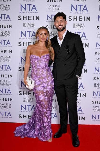 Millie Court and Liam Reardon attend the NTAs 2024 at The O2 Arena.