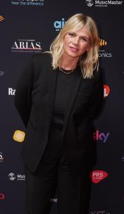 Zoe Ball at an awards ceremony.