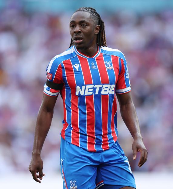 Eberechi Eze of Crystal Palace in action.