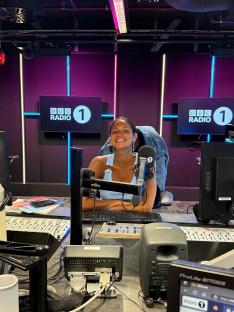 Vick Hope at BBC Radio 1.