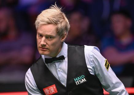 Neil Robertson at the World Championship.