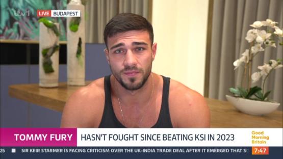 Tommy Fury in a Good Morning Britain interview.