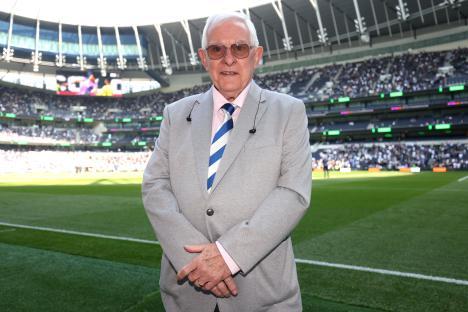 Alan Mullery, former Tottenham Hotspur player, at Tottenham Hotspur Stadium.