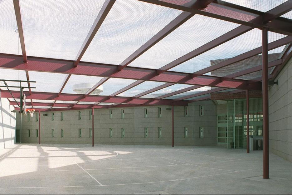ADX Florence Supermax prison recreation yard.