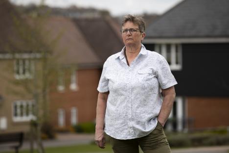 Vanessa Frake, former prison governor, standing outdoors.